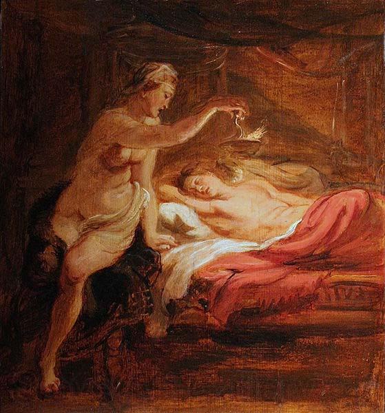 Peter Paul Rubens Psyche et l Amour endormi Spain oil painting art